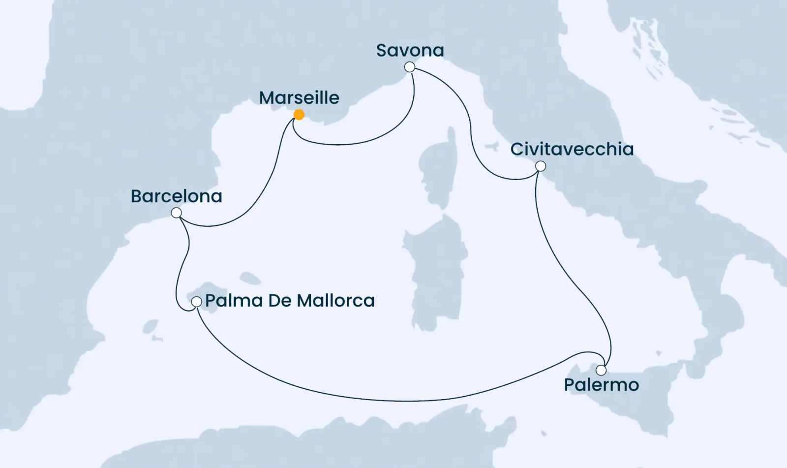 Croisière Costa en Méditerranée au départ de Marseille