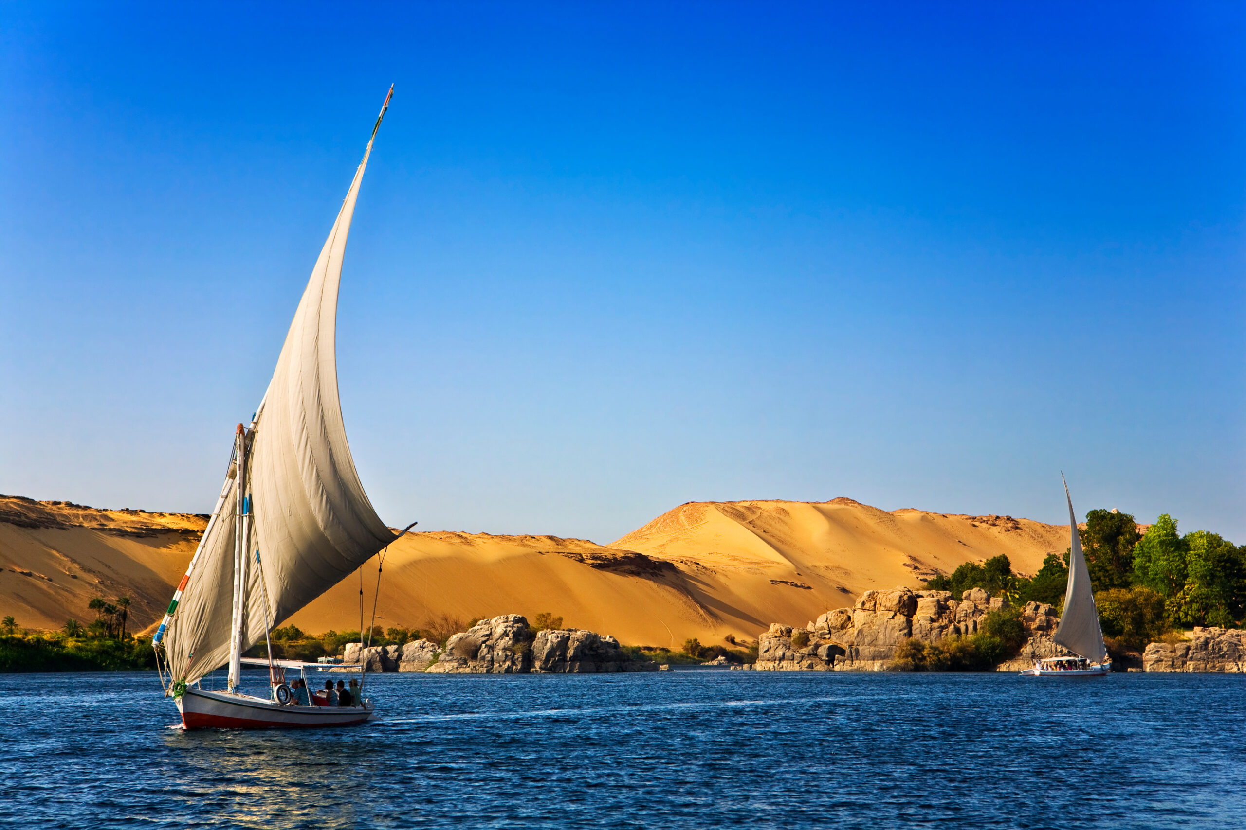 Egypt. The Nile at Aswan